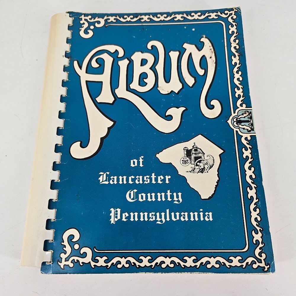 Vintage Cookbook Recipe Album Lancaster County PA Dutch Pennsylvania Handmade